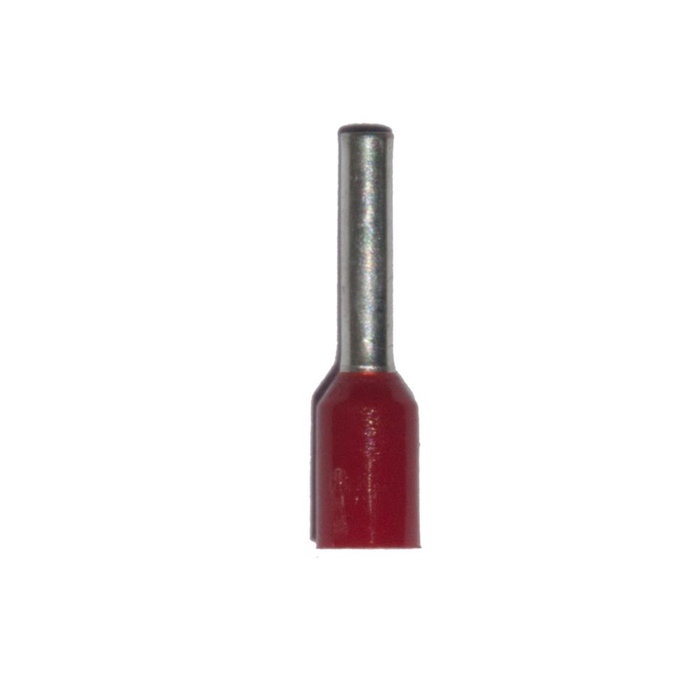 Basics Embout isolé 01,00 mm² rouge, 100 unités Basics Embout isolé 01,00 mm² rouge, 100 unités