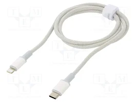 BASEUS Câble USB 2.0 Lightning vers USB C 1m blanc