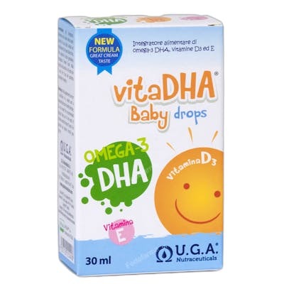UGA NUTRACEUTICALS Vitadha Baby Gotas 30 ml - Complément Alimentaire Bébé UGA NUTRACEUTICALS Vitadha Baby Gotas 30 ml - Complément Alimentaire Bébé