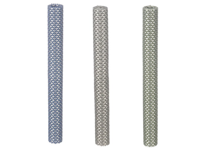 Kinvara Lot de sets de table tressés 30x45 cm en PVC et polyester - Couleurs assorties (Set de 48)