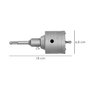 WOLFPACK LINEA PROFESIONAL Scie cloche SDS 68 mm