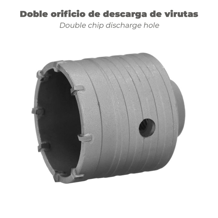 WOLFPACK LINEA PROFESIONAL Scie cloche SDS 68 mm WOLFPACK LINEA PROFESIONAL Scie cloche SDS 68 mm