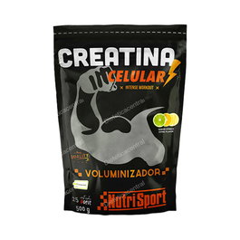 Nutrisport Creatina Celular Fraise 500 g - Complément Alimentaire Sportif, ATP et Énergie Musculaire