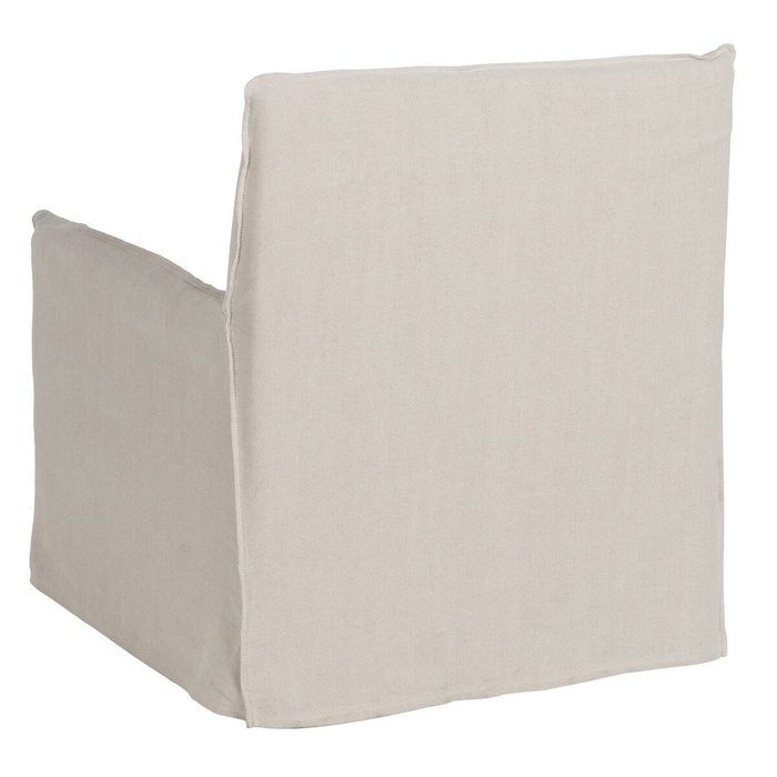 Fauteuil Crème Plume Bois de pin Foam 75 x 76 x 90,5 cm Fauteuil Crème Plume Bois de pin Foam 75 x 76 x 90,5 cm