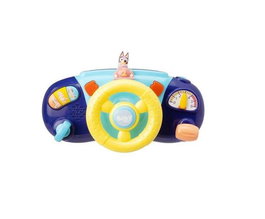 Color Baby Volant d'Activités Bluey avec sonores et lumières - Sons en anglais, jeu d'imitation voiture