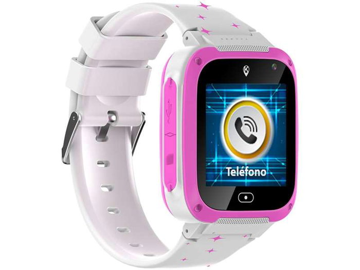 Holawatch - Montre connectée / Smartwatch pour enfants Urban Love - Rose - Taille M - Communication et localisation - À partir de 6 ans