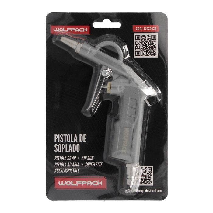 WOLFPACK LINEA PROFESIONAL Pistolet de soufflage d'air comprimé avec adaptateur rapide