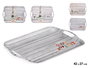 Kinvara Plateau Mélaminé 42x27 cm Assorti Couleurs (Vert, Gris, Rouge, Orange) (Set de 18)