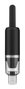 Kitchenaid 5KKVR100BM Aspirateur de cuisine sans fil sans batterie noir mat, 130 ml, deux vitesses, pour migales et déchets secs