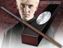 The Noble Collection Réplique Harry Potter Baguette de Draco Malfoy Peinte à la Main avec Plaque Identificative
