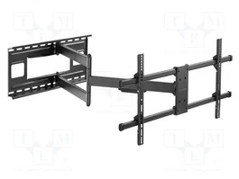 LOGILINK Support mural réglable et inclinable pour moniteur ou TV