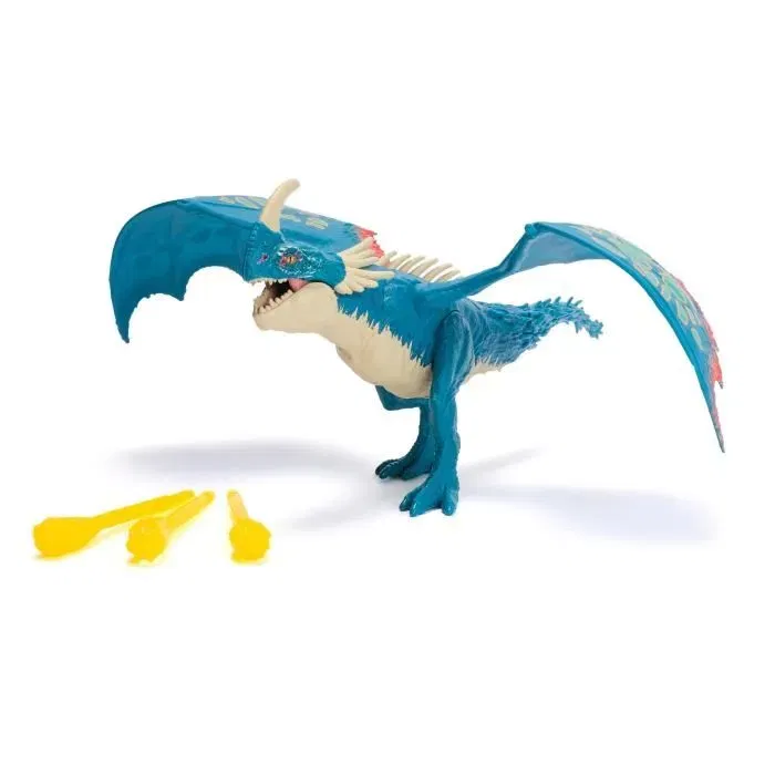 Spin Master Figurine Tempête de Dragons Movie - Fonctions sonores et ailes - 25 cm - Figurine interactive