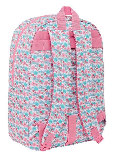 Safta Sac à dos pour ordinateur portable 15,6" recyclé motif fleurs, 32 x 43 x 14 cm