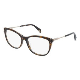 Police VPLA900722 - Lunettes de vue femme marron en acétate