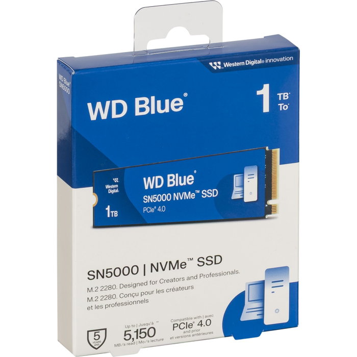 Western Digital WD Blue SN5000 NVMe SSD 1 To M.2 2280