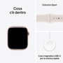 Apple Watch Series 11 GPS + Cellular 42mm Or rose Aluminium