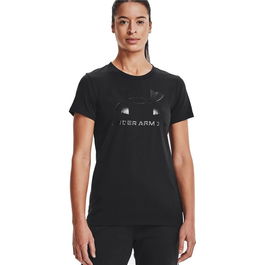 T-shirt à manches courtes femme Under Armour 1356305-002 Noir (XL)