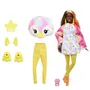 Barbie Poupée Cutie Reveal Manchot Reve Coloré avec 10 Surprises, 4 Accessoires et Mini-Animal - HRK40