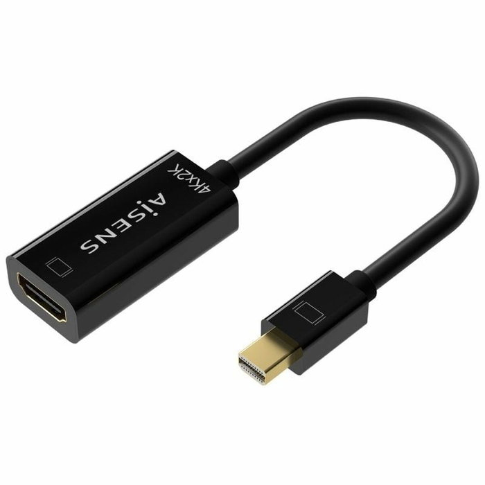 Aisens Adaptateur Mini DisplayPort vers HDMI A125-0643 Noir 15 cm