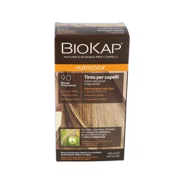 BIOKAP Tinte Extra Light Blond 140ml Blond Très Clair n°9.0 - Teinture capillaire végétale