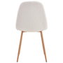 Home Deco Factory Chaise Tapissée Rizo Freya