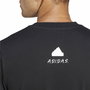 T-shirt à manches courtes homme Adidas All Day I Dream Noir
