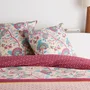 Today Parure de Lit Coton Imprimé Floral Rouge Bordeaux 140 x 200 cm