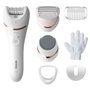 Philips Satinelle Advanced BRE730/10 - Épilateur électrique Rose et Blanc