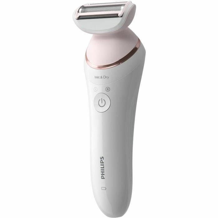 Philips Satinelle Advanced BRE730/10 - Épilateur électrique Rose et Blanc