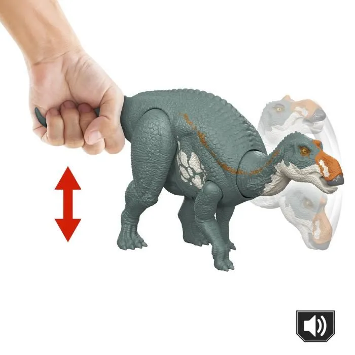 Jurassic World Maiasaura Figurine Articulée avec Attaque et Son JGC82