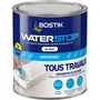 Bostik Waterstop MS Polymer - Membrane d'étanchéité et réparation fuites multi-supports - Pour toiture, terrasse, mur - Pot 1 kg - Blanc