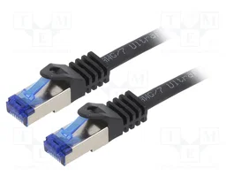 LOGILINK Cordon de raccordement Cat 6a S/FTP RJ45, 0,25 m