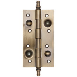 BYP Charnière anti-levier 150-80 avec remate et bord carré bronze vieilli