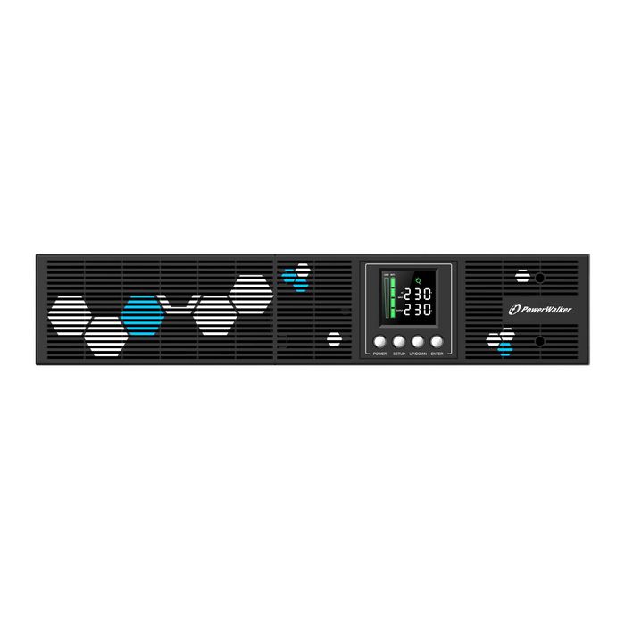 PowerWalker VI RLP - Onduleur Line-Interactive 2000VA/1400W - Format Rack 2U - Prise d'entrée C14 - 8 Sorties IEC - Sortie Sinusoïdale Pure - Gestion des Prises à Distance PowerWalker VI RLP - Onduleur Line-Interactive 2000VA/1400W - Format Rack 2U - Prise d'entrée C14 - 8 Sorties IEC - Sortie Sinusoïdale Pure - Gestion des Prises à Distance
