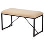 Gift Decor Banc Gift Decor Beige Métal Tissu 81 x 42 x 38 cm