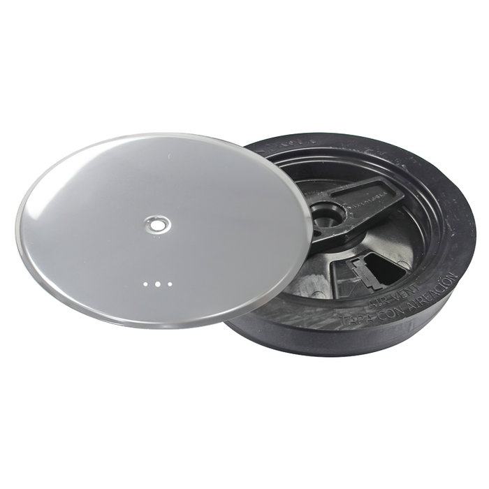 WOLFPACK LINEA PROFESIONAL Tapa Bote Sifonico PVC Ø 110 mm avec Aireador WOLFPACK LINEA PROFESIONAL Tapa Bote Sifonico PVC Ø 110 mm avec Aireador