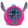 LEXIBOOK Reveil Educatif et Veilleuse Disney Stitch avec 18 Melodies, Contes, Lumieres et Entraineur du Sommeil - Version Anglaise