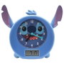 LEXIBOOK Reveil Educatif et Veilleuse Disney Stitch avec 18 Melodies, Contes, Lumieres et Entraineur du Sommeil - Version Anglaise