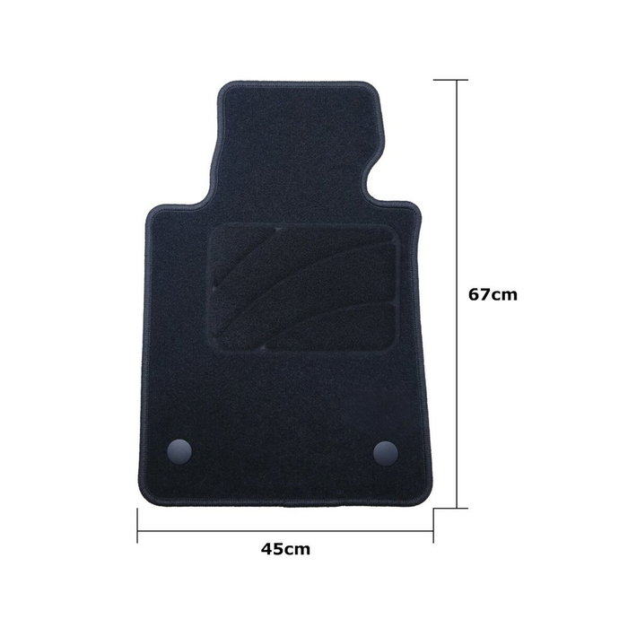 OCC Design Tapis sur mesure pour BMW E88 Série 1 Cabrio (2008-2014) 5PZ