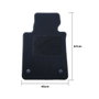 OCC Design Tapis sur mesure pour BMW E88 Série 1 Cabrio (2008-2014) 5PZ