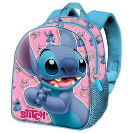 Karactermania Mochila 3D Stitch Disney, Sac à dos enfant, Dimensions : 30 x 25 x 10 cm