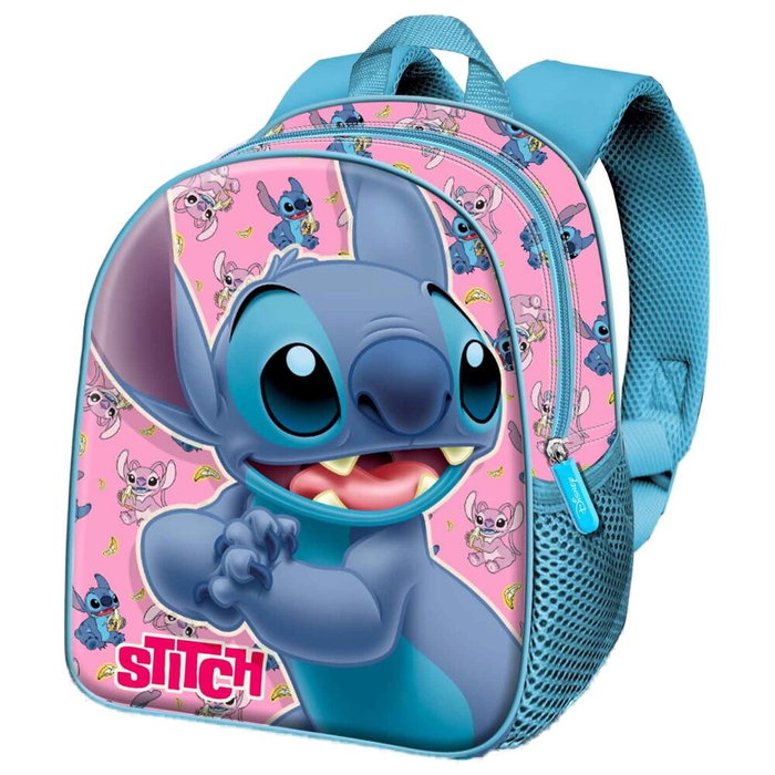 Karactermania Mochila 3D Stitch Disney, Sac à dos enfant, Dimensions : 30 x 25 x 10 cm Karactermania Mochila 3D Stitch Disney, Sac à dos enfant, Dimensions : 30 x 25 x 10 cm