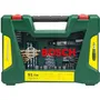 Bosch - Coffret d'accessoires V-Line 91 pièces pour perçage et vissage (forets métal/béton/bois, embouts, douilles, tournevis à cliquet, tige magnétique)
