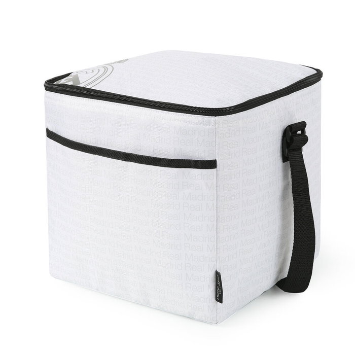 REAL MADRID Sac de transport pour aliments pliable 20 litres - 30 x 27,9 x 27,9 cm - Polyester 600D REAL MADRID Sac de transport pour aliments pliable 20 litres - 30 x 27,9 x 27,9 cm - Polyester 600D