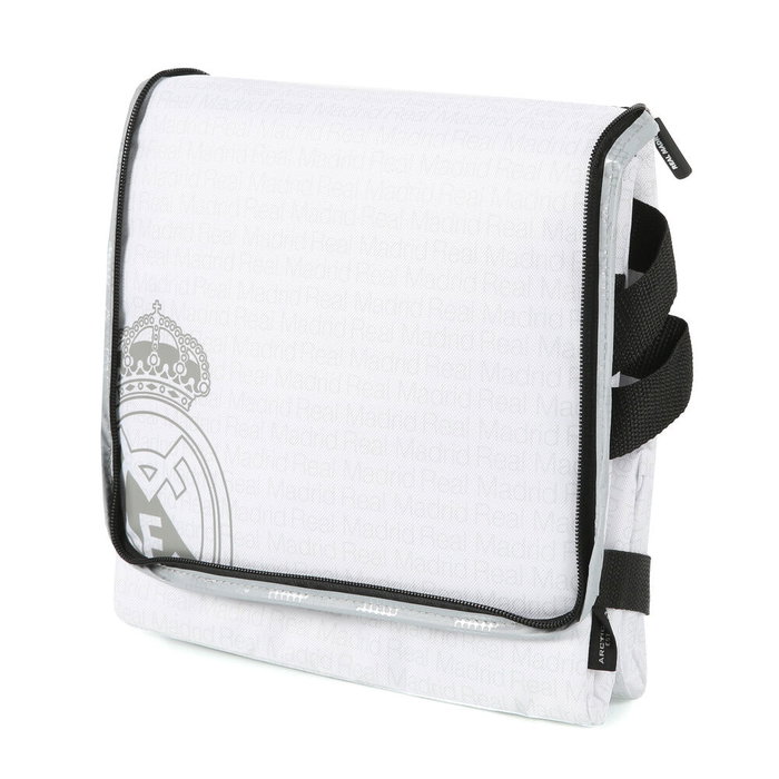 REAL MADRID Sac de transport pour aliments pliable 20 litres - 30 x 27,9 x 27,9 cm - Polyester 600D REAL MADRID Sac de transport pour aliments pliable 20 litres - 30 x 27,9 x 27,9 cm - Polyester 600D