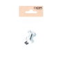 Edm Contre-verrou modèle 6819-05 en zamak, finition zincée, pack de 2