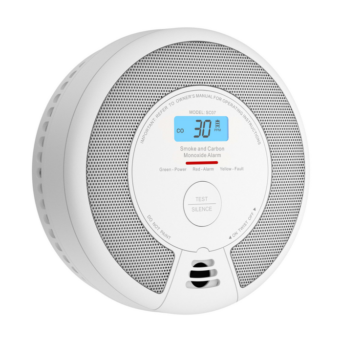 X-Sense Détecteur de fumée et de monoxyde de carbone SC07 / ZASXS00150WEU - Blanc