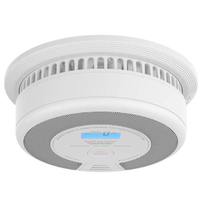X-Sense Détecteurs de fumée et de monoxyde de carbone SC07 / ZASXS00150WEU Blanc, gris