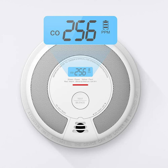 X-Sense Détecteurs de fumée et de monoxyde de carbone SC07 / ZASXS00150WEU Blanc, gris