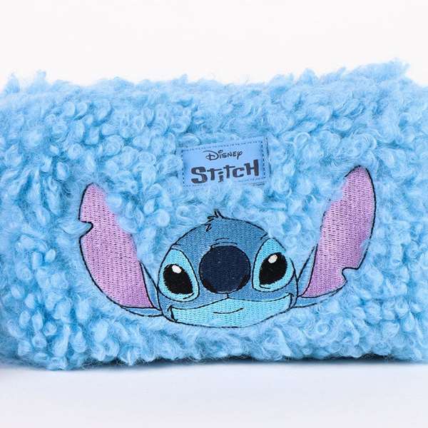Cerdá Nécessaire de voyage avec motif Stitch et finition borreguillo, Bleu